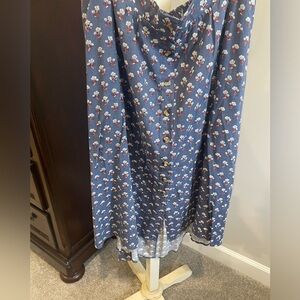 Now Gen x Sonoma Linen Floral Skirt.  Size XXL.